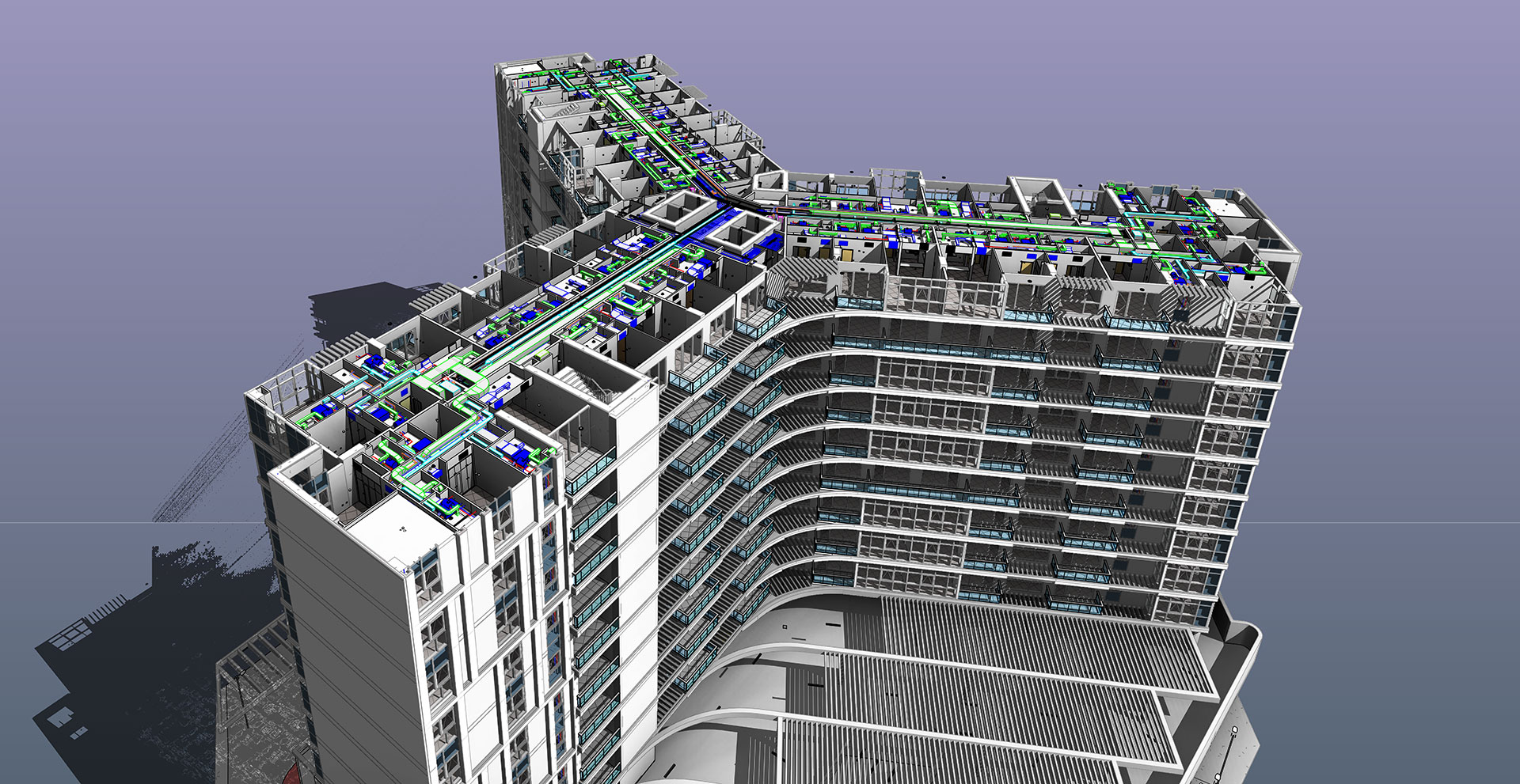 3D BIM modelling visualization